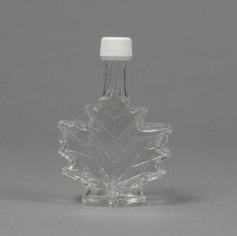 100 ml (3.4 oz) Glass Leaf Bottle (12 per case)