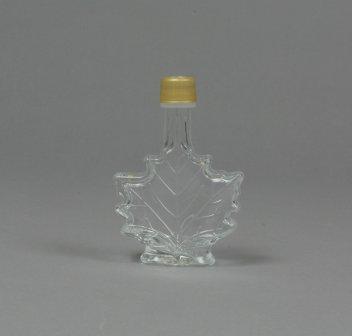1.7oz/50ml Glass Leaf Nip Bottle (48 per Case)
