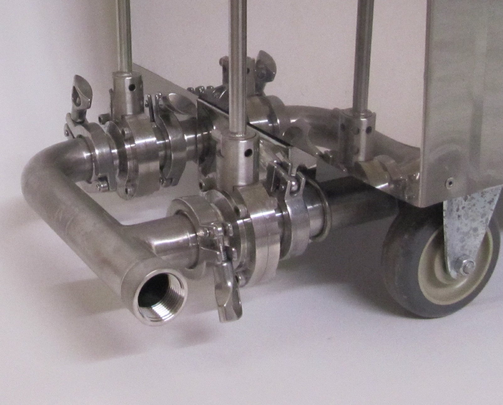 Draw Off Pump H2O Dual Compartment Insulated Drawoff Tank on Wheels with two 20 Gall ...