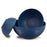 Maple Origin 3 Piece Bowl Set (lapis - blue color) 1) 7 1/2"x3 1/4" Bowl, 1) 10"x4" Bowl and 1) 12"x5" Bowl