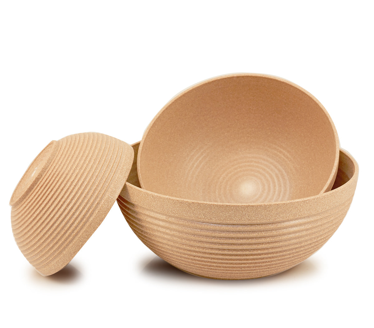 Maple Origins 3 Piece Bowl Set (oatmeal color) 1) 7 1/2