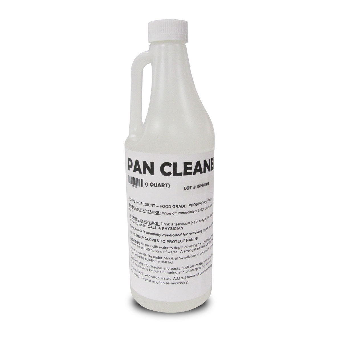 1 Quart Clear Liquid Leader Pan Cleaner Concentrated