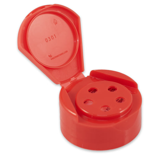 4 oz. Plastic Sugar Shaker Cover Red