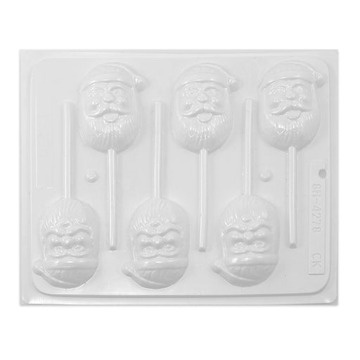 Santa Head Plastic Sucker Mold