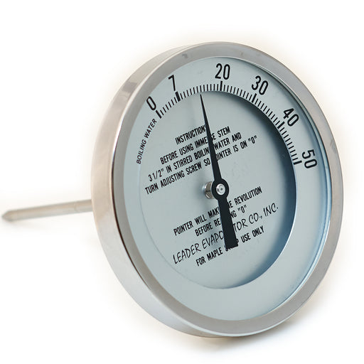 5" Dial 0 - 50 Degrees 6" Stem Thermometer