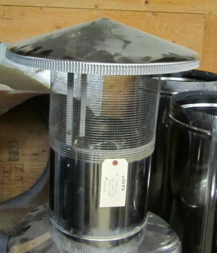 12" Stainless Top Hat for Steam Stack