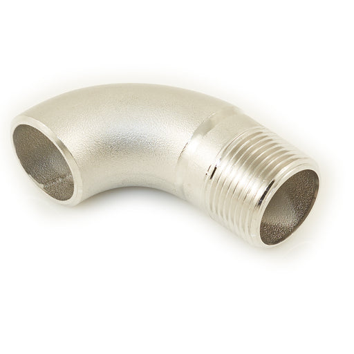 1" Stainless Drawoff Elbow (1" x 1")