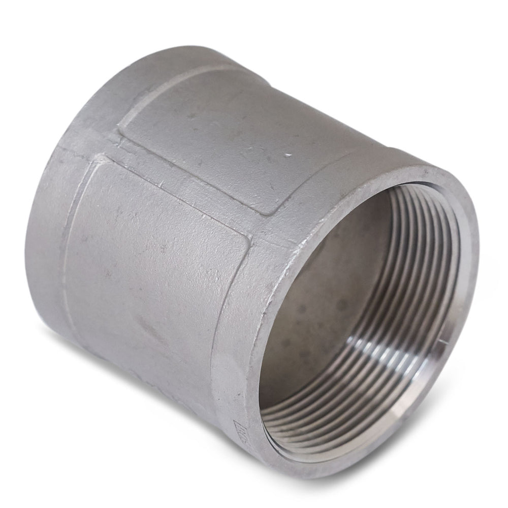 1" Stainless Coupling w/Female Thread